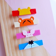 Hairclips Pooh e Amigos - comprar online