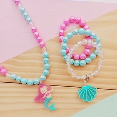 Conjunto de Colar e Pulseira Sereia #2