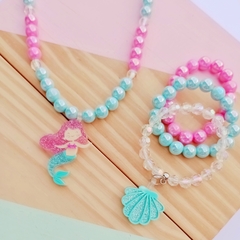 Conjunto de Colar e Pulseira Sereia #2 - comprar online