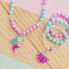 Conjunto de Colar e Pulseira Sereia #3