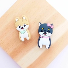 Pins para Crocs Cachorrinho Akita