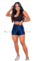 MIRAGEM - SHORT 3D AZUL ESCURO - loja online