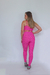 Conjunto Legging e Top - Rosa Pink com Poá - comprar online