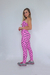 Conjunto Legging e Top - Rosa com Coração na internet