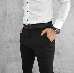 Pantalon chino negro - comprar online