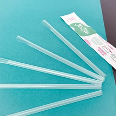 Canudo Mexedor Drink Biodegradável Strawplast - 100 Unidades