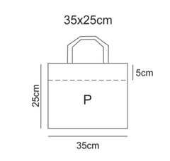 REF 10011 – SACOLA LAMINADA COM ALÇA 35X25