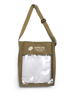 REF 10093 – SACOLA COM VISOR PERSONALIZADA - Sanclau Estojos e Brindes