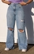 Calça Jeans Wide Leg - Turner Rasgos