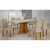 Mesa Creta com 6 Cadeiras e Tampo de Vidro de 1.80 Leifer - comprar online