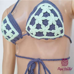 Bikini con flores - comprar online