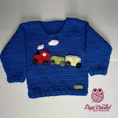 Sweater con Apliques