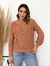 BLUSA TRICÔT MOUSSE (DAMASCO) - comprar online