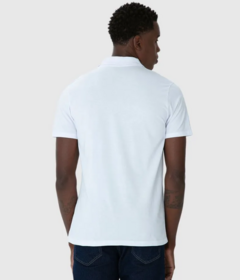 Camisa Polo Branca Algodão Malwee - comprar online