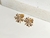 Brinco Flor Folheado a Ouro 18K Ralifla