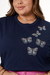 T-SHIRT plus size borboletas - comprar online