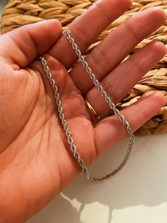 Chocker Baiano, Banho de Ródio. 2194 - loja online