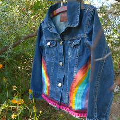 Campera de Jean Arcoiris - SeitaNica