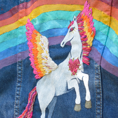 Campera de Jean Arcoiris en internet