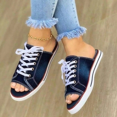 Chinelo jeans