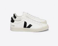 CAMPO CHROMEFREE LEATHER EXTRA WHITE BLACK VEJA