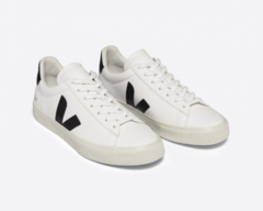 CAMPO CHROMEFREE LEATHER EXTRA WHITE BLACK VEJA - comprar online