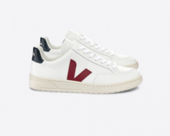 V-12 LEATHER WHITE MARSALA NAUTICO VEJA