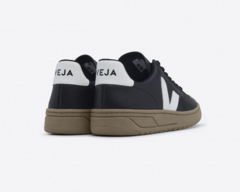 V-12 LEATHER BLACK WHITE DUNE VEJA na internet