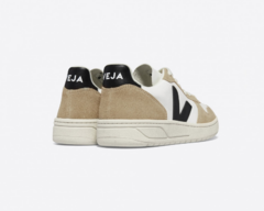 V-10 CHROMEFREE LEATHER WHITE BLACK SAHARA VEJA na internet