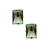 Brinco Caixinha Cristal Retangular - Cores na internet