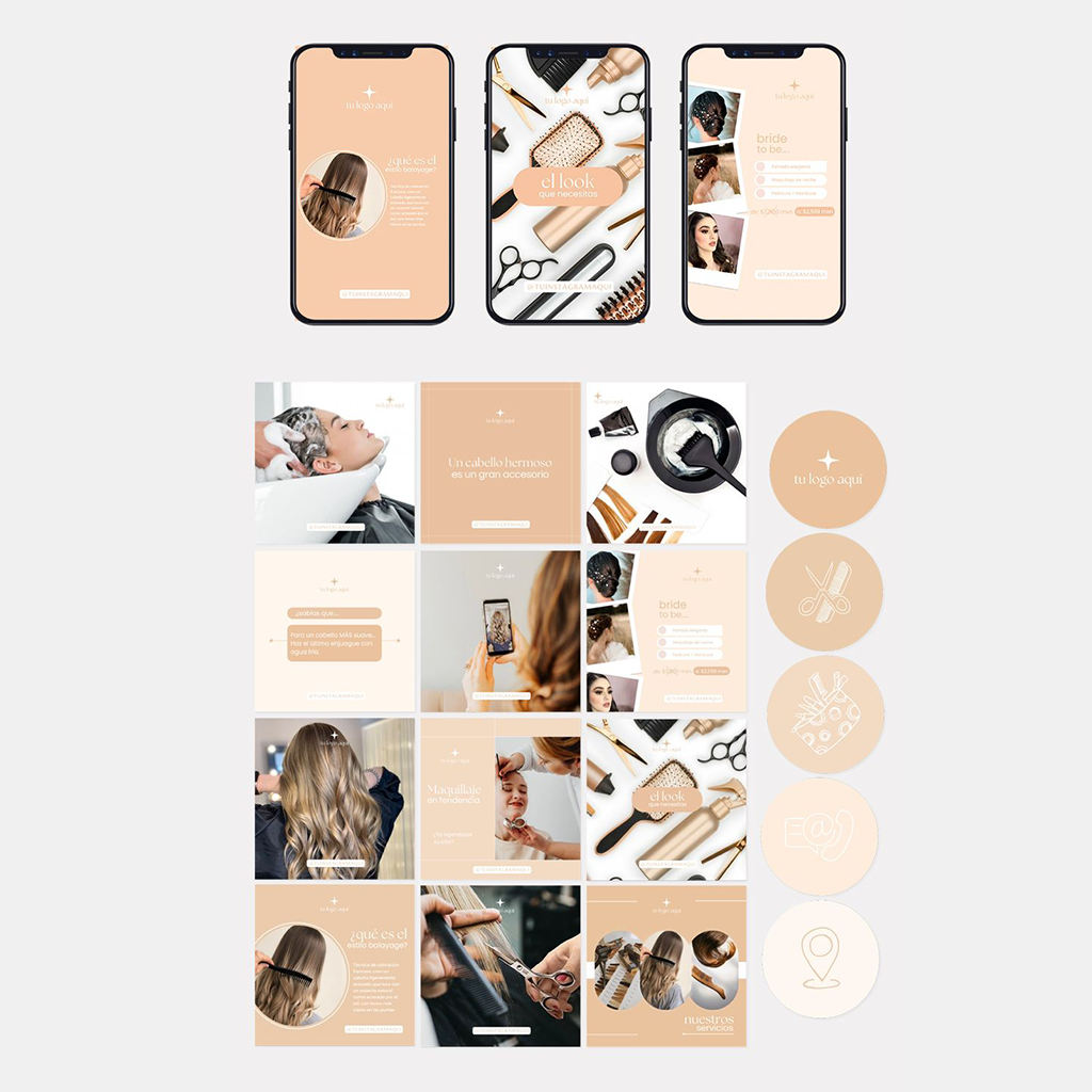 Pack de Plantillas de Maquillaje para Instagram Gratis