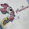 Toalha Lavabo Bordada Personalizada Infantil 30 x 45 cm – Disney: Minnie