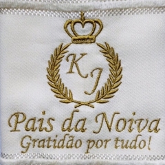 Kit Toalha Bordada Personalizada Brasão Casamento - comprar online