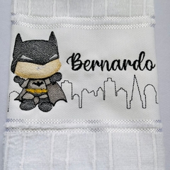 Toalha Lavabo Bordada Personalizada Infantil 30 x 45 cm – Batman - comprar online