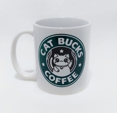 Taza Catbucks coffe