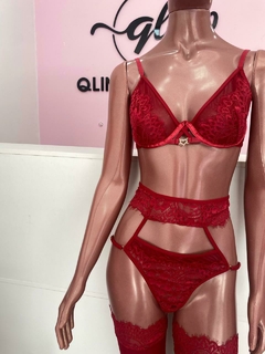 CONJUNTO EMA VERMELHO - QLINDA INTIMATE