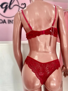 CONJUNTO ISABELLE VERMELHO - QLINDA INTIMATE