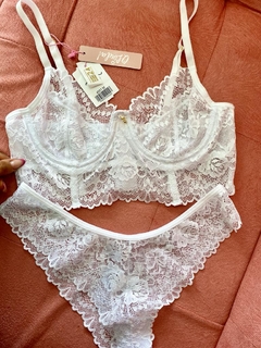 CONJUNTO AFRODITE BRANCO - QLINDA INTIMATE