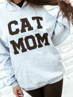 BUZO CAT MOM (GRIS)