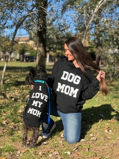 BUZO DOG MOM (NEGRO) - comprar online