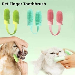 CEPILLO DENTAL PARA PERROS Y GATOS - Tumascotatiendaonline