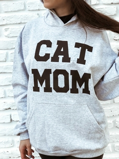 BUZO CAT MOM (GRIS) en internet