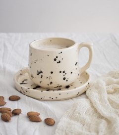 Set taza queen manchas + platito