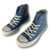 Tênis Converse Chuck Taylor All Star Hi Soothing Craft Azul Oxidado Bege Vaqueta na internet