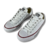 Tênis Converse Chuck Taylor All Star New Malden Ox Courino Branco Vermelho na internet