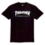 Camiseta Thrasher Stake Mag Logo Preta