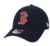 Boné 9FORTY Snapback MLB Boston Red Sox Aba Curva Azul Marinho MLB