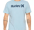 Camiseta Hurley Silk O&O Solid - Azul Claro