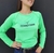 CAMISETA UV TEXAS FARM FEMININA VERDE NEON