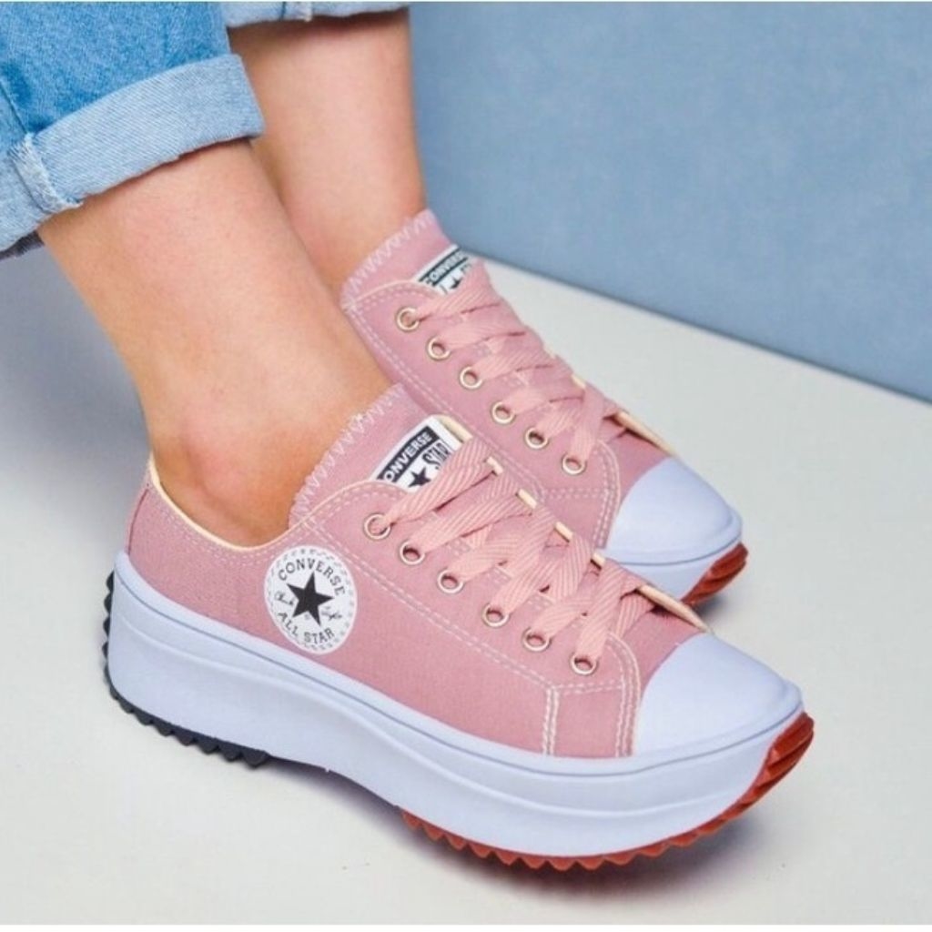 All Star Branco Plataforma  All star, Tenis all star feminino, Converse all  star